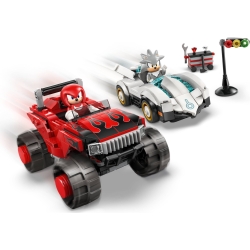 Klocki LEGO 77118 Silver w samochodzie kontra Knuckles w monster trucku SONIC